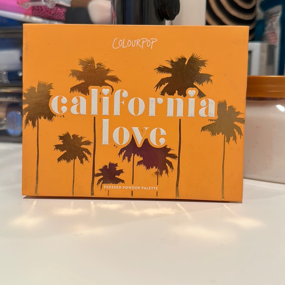 California love eyeshadow colourpop